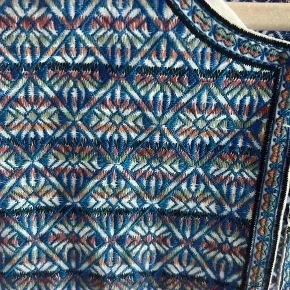 Velzera embroidered bohemian top with tassel and coin detail - Picture 12 of 12